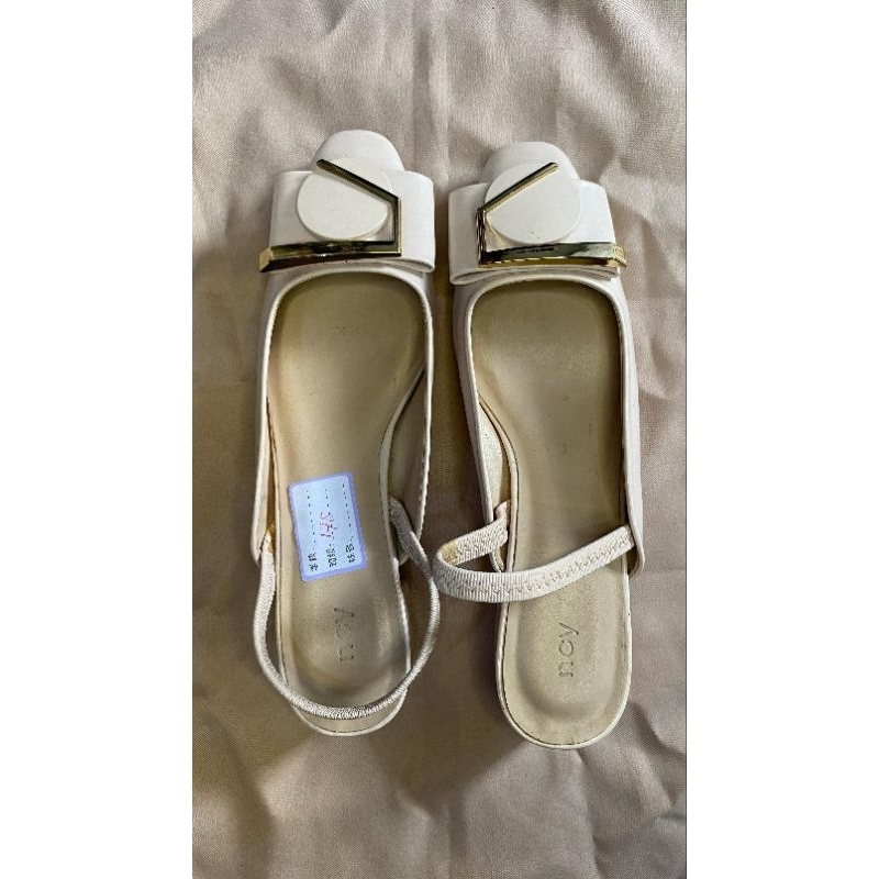 NCY SHOES  HEELS Cream