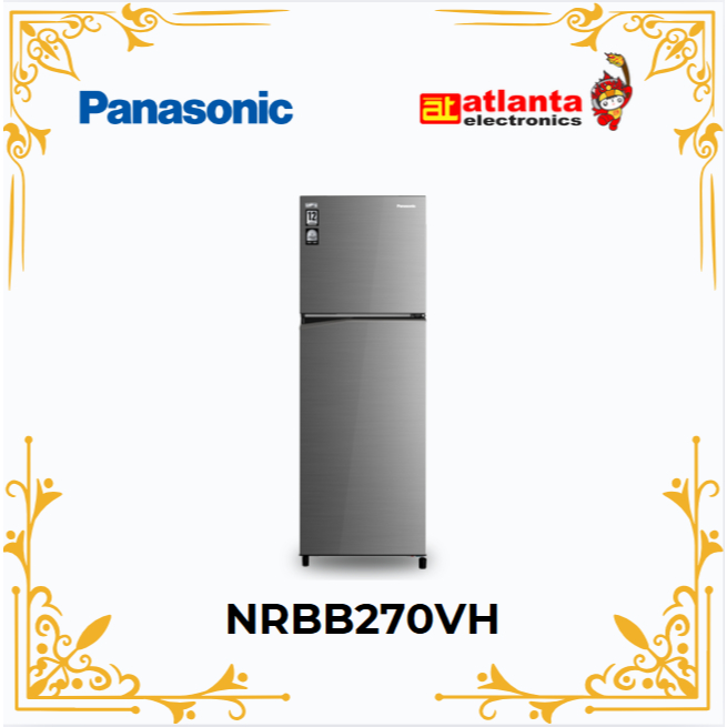 PANASONIC Kulkas 2 Pintu 266 L NRBB270VH / NRBB 270VH / NRBB 270 VH