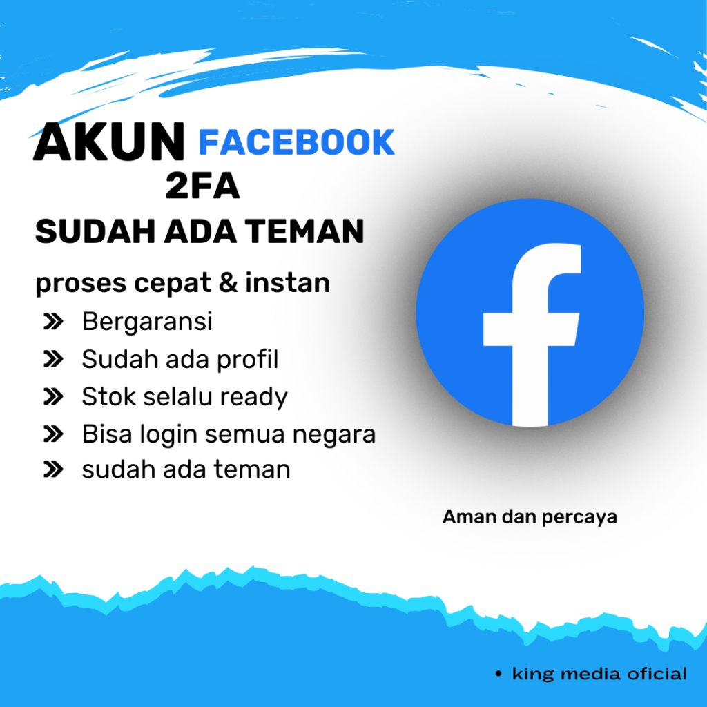 akun fb 2fa bergaransi |akun facebook Sudah ada Pertemanan