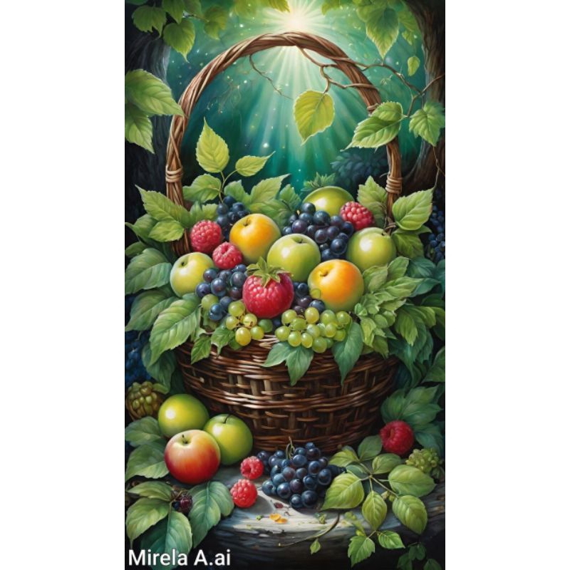 Poster cetak gambar,buah buahan, hiasan dinding gambar, buah buahan, bisa cod