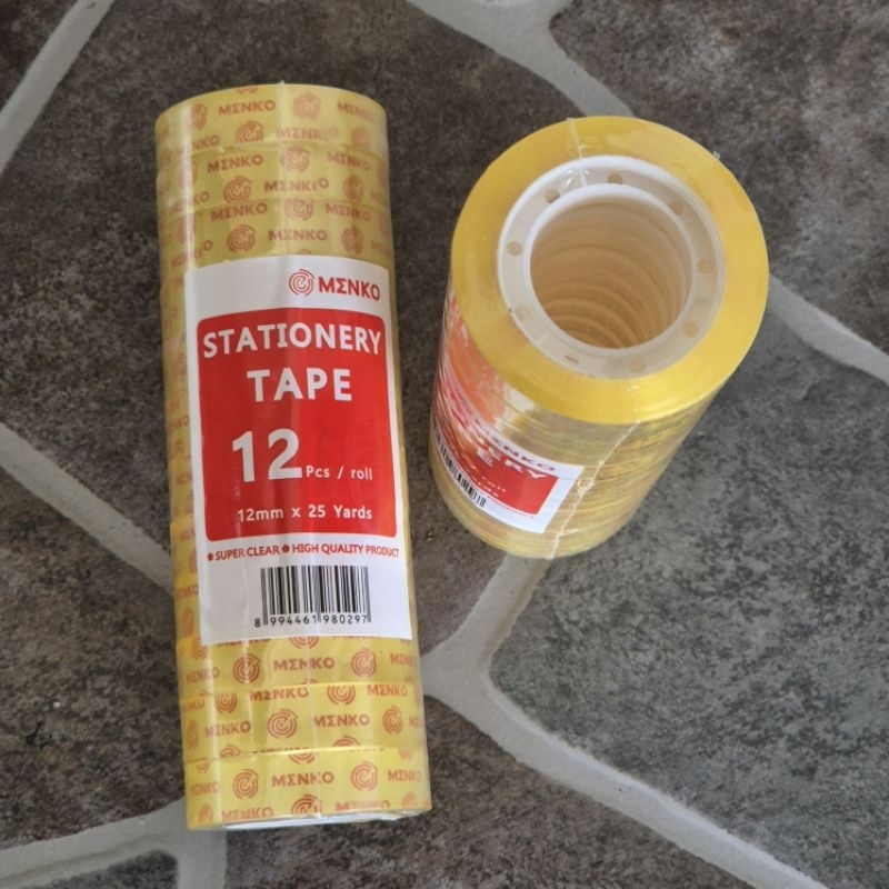 

Isolasi Solatip Bening Kecil Ukuran 0.5 x 25 MENKO 1 SLOP (12 pcs)