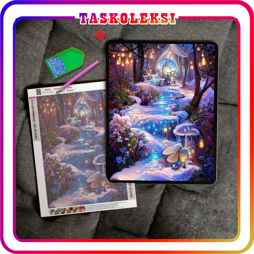 

☛TK☚ 5D Diamond Painting Set DIY 30x40cm Diamond Painting Full Drill FREE ALAT R1191