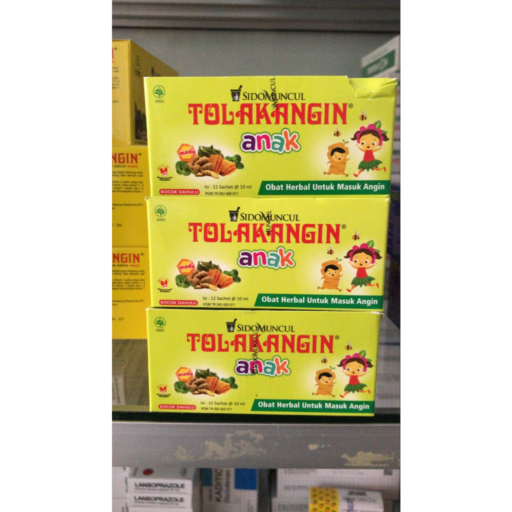 

Tolak Angin Cair Anak 10ml Sachet (1 Dos Isi 12 Sachet) (per Dos)