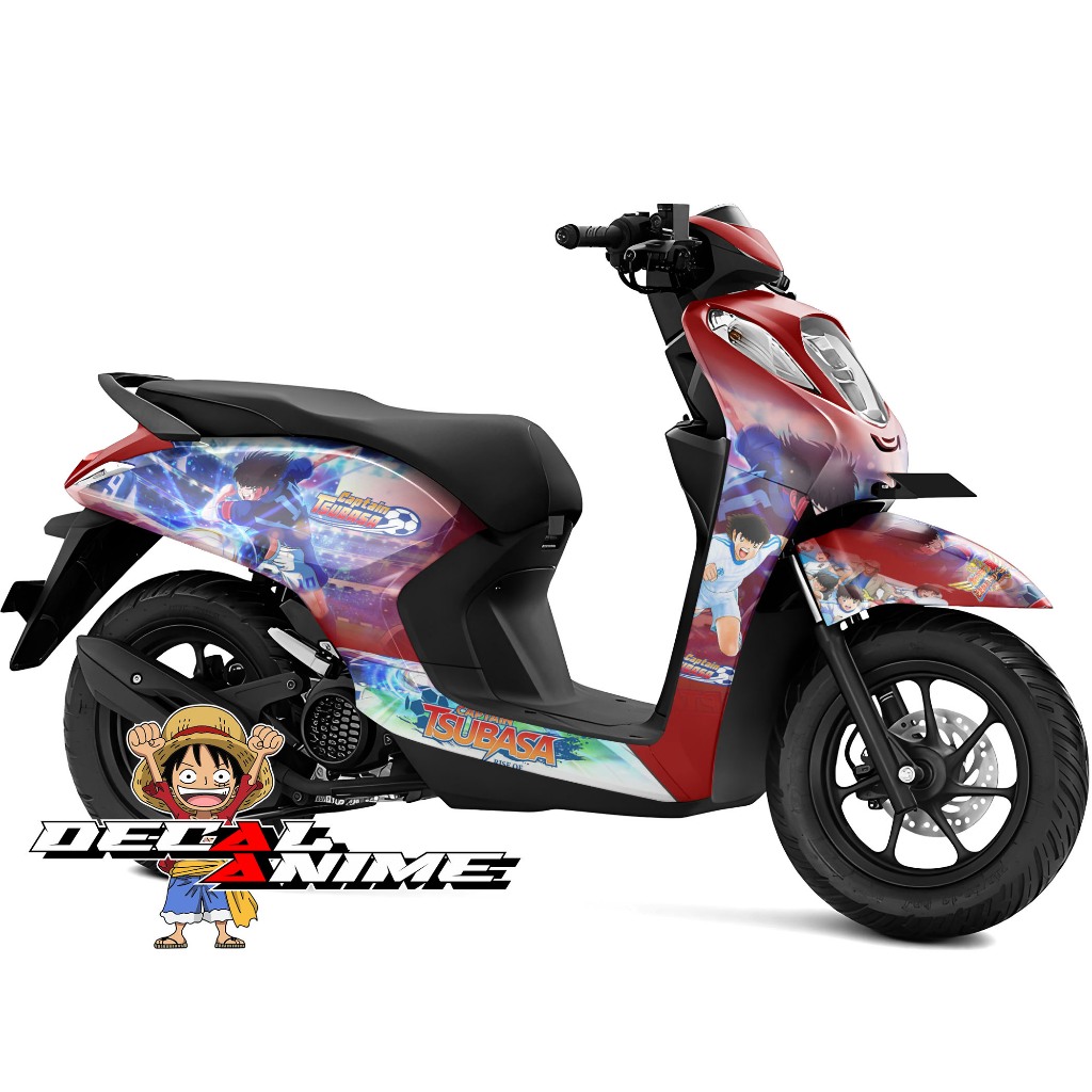 Stiker Decal Genio Full Body Sticker Genio Full Skotlet Variasi Anime - Captain Tsubasha