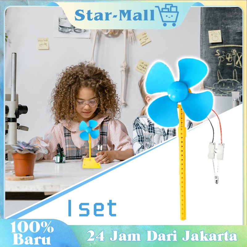 Kit Diy Merangkai Wind Turbine Generator Dinamo Turbin Angin