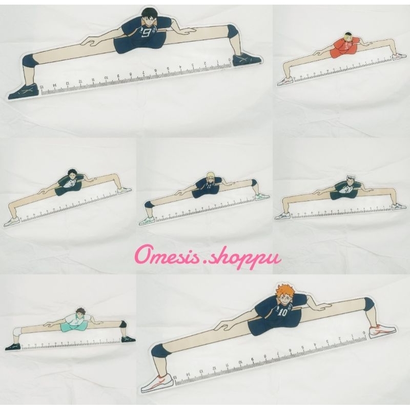 

[READY] OME Penggaris anime Haikyuu 15cm Hinata, Keiji, Kenma, Kotaro, Toru, Kei, Tobio