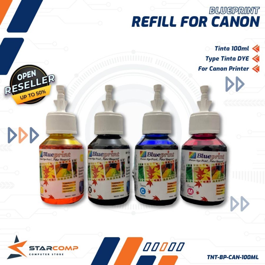 Tinta Canon BLUEPRINT Refill For Printer Canon IP2770, MP 237 100 ml
