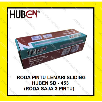 HUBEN SD - 453 Roda Saja Pintu Lemari Sliding Wardrobe Kamar Tidur Soft Closing Slow Motion Hydrauli