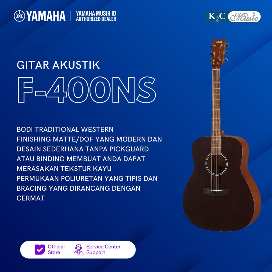 Yamaha F400 SMB Gitar Akustik Original