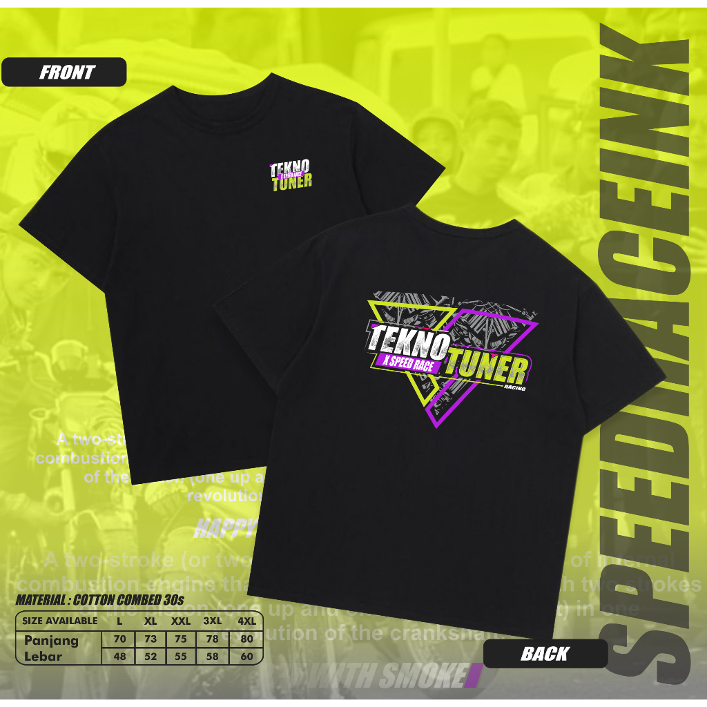 Kaos Racing Tekno Tuner Baju Kaos Tekno Tuner Indonesia