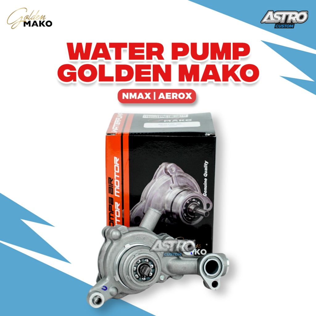 Water Pump Golden Mako Nmax 155 2DP Aerox 155 Lexi 125 Pompa Air Radiator WaterFump Astrocustom