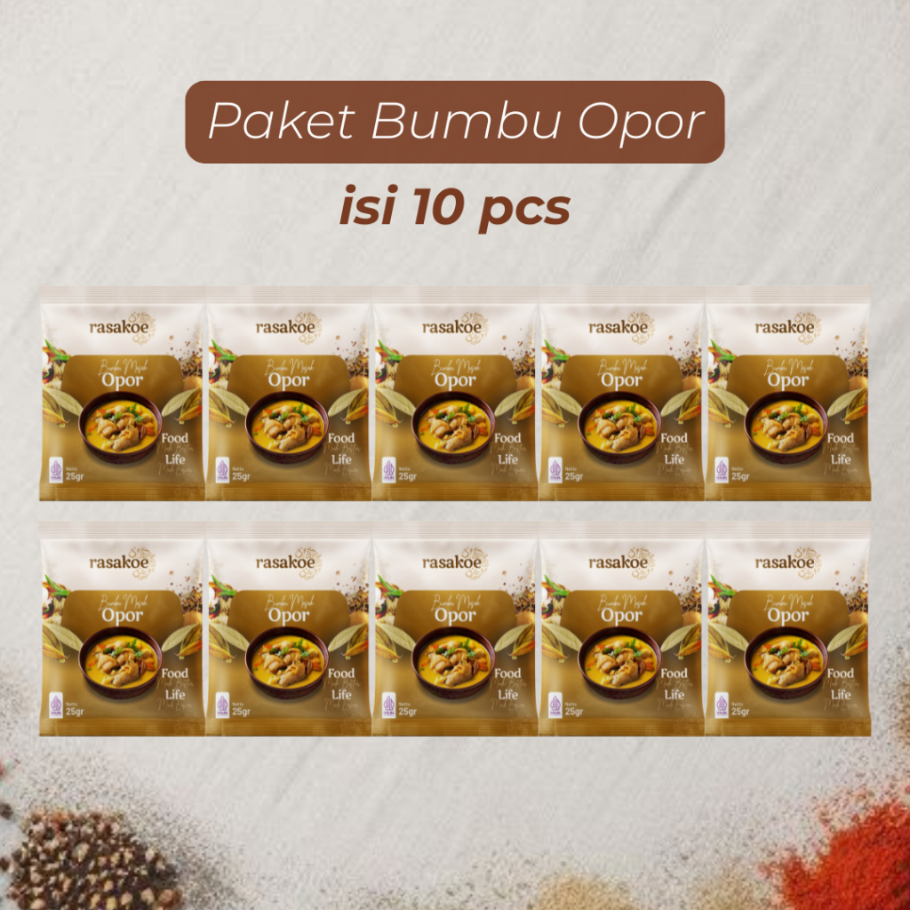 

Rasakoe Paket Bumbu Masak Opor Gurih Kental isi 10 pcs