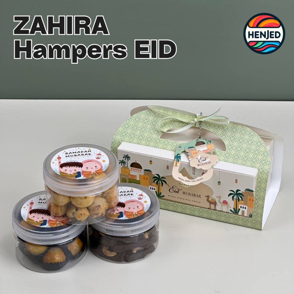 

Hampers Parcel Premium IDUL FITRI LEBARAN Box Kue Kering Hadiah Souvenir ZAHIRA