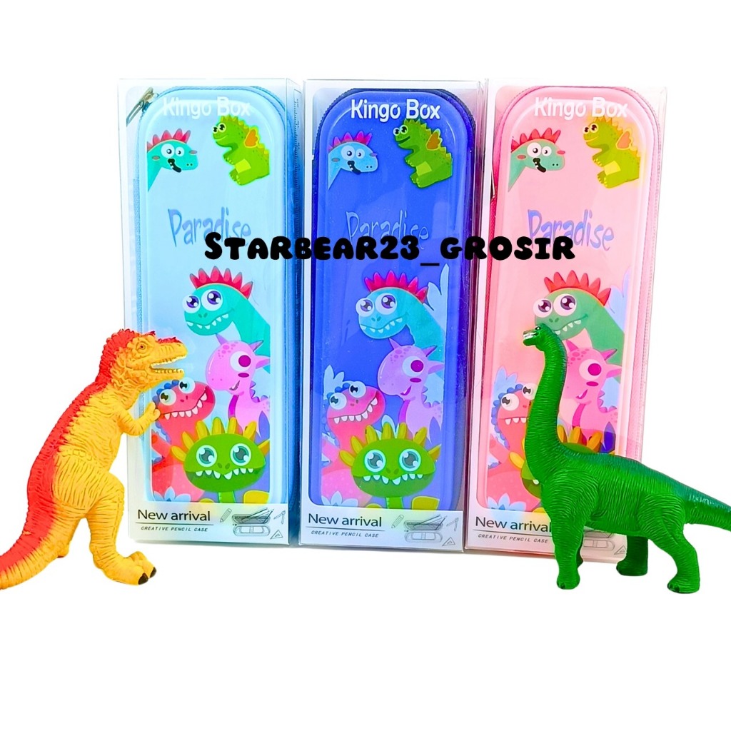 

Kotak Pensil dengan Sleting the Smile Dino (LKF 166)