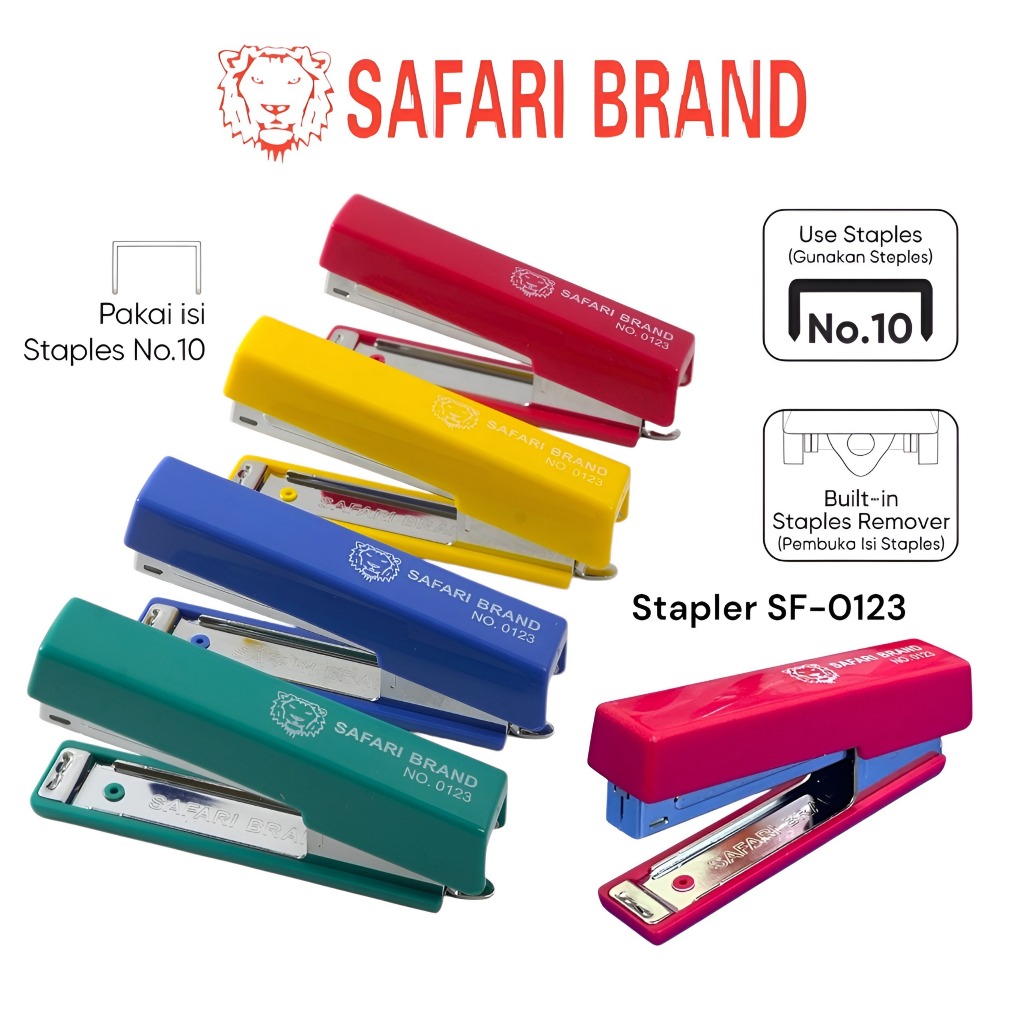 

(SF0123-ECER) STAPLER STAPLES STRAPLES JEPRETAN HD10 SAFARI BRAND