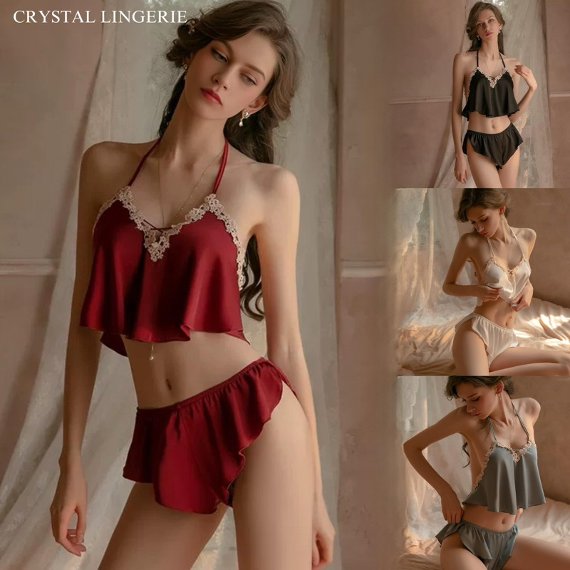 Sexy Lingerie baju tidur sexy wanita / Lingerie sexy wanita bahan satin 181