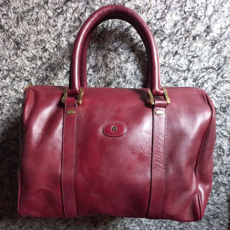 [TAS PRELOVED] HANDBAG AGNER MAROON