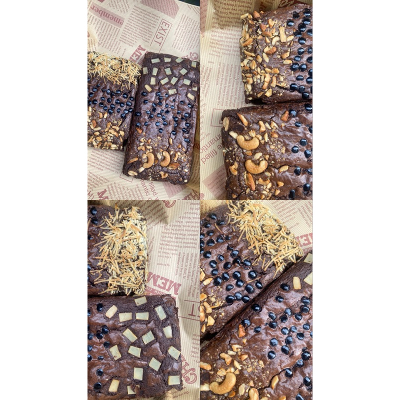 

Fudgy Brownie 20x10 with cashwes[check desc for more]