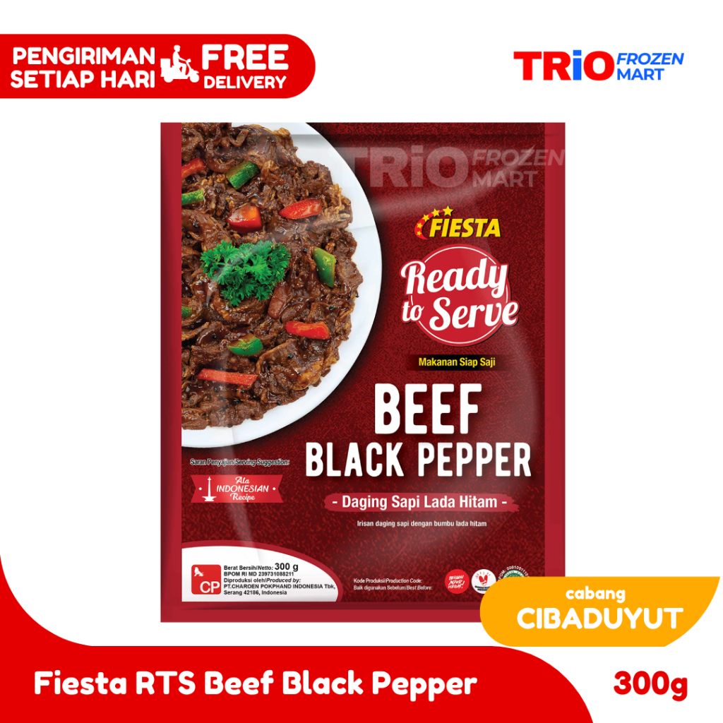 

FIESTA READY TO SERVE BEEF BLACKPEPPER - 300GR