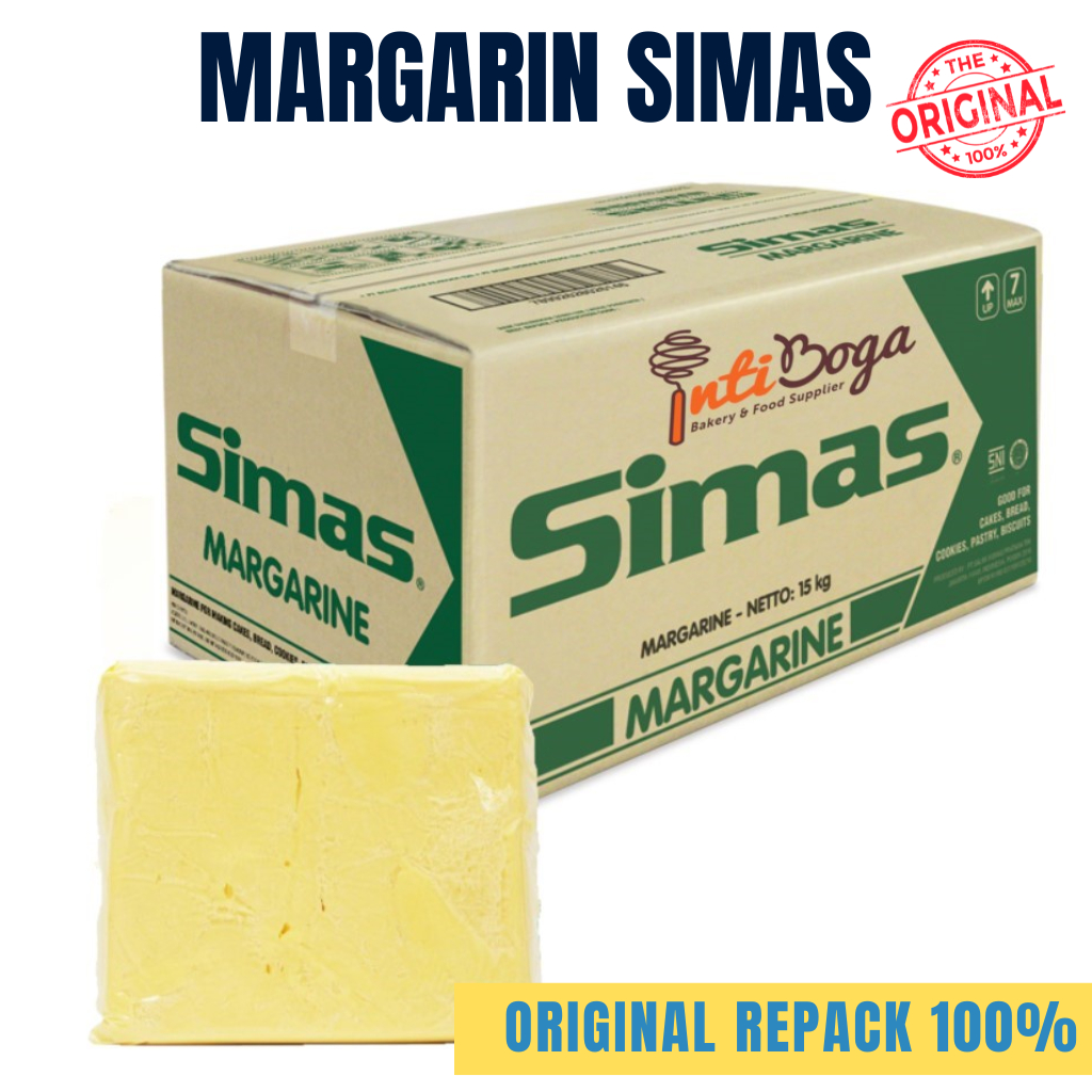 

MARGARIN SIMAS 1KG / MARGARIN MURAH REPACK ORIGINAL 100% / SIMAS MARGARIN