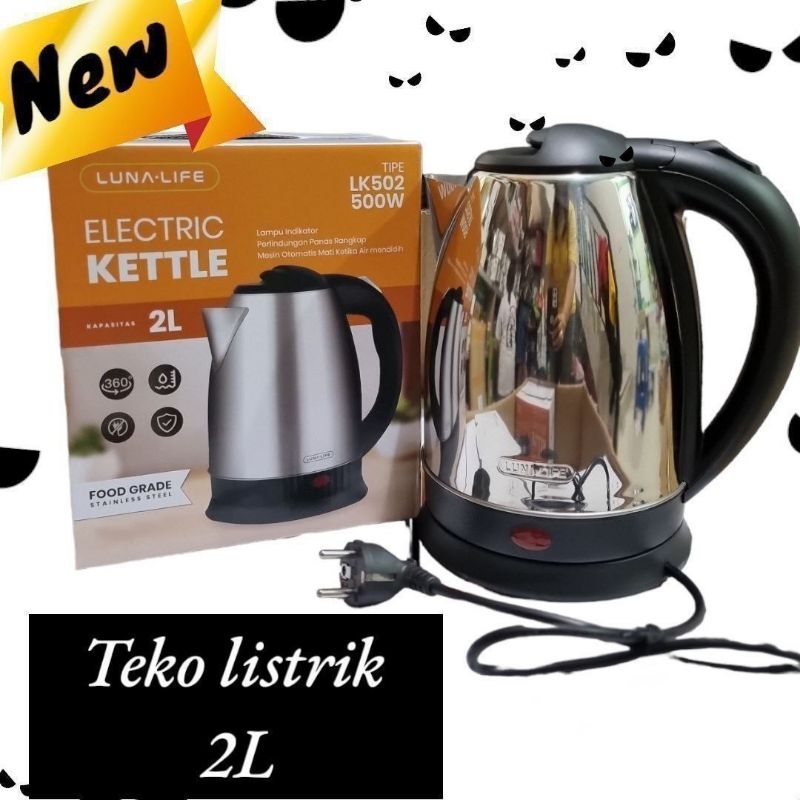 teko listrik 2liter / kettle electric/ kettle listrik