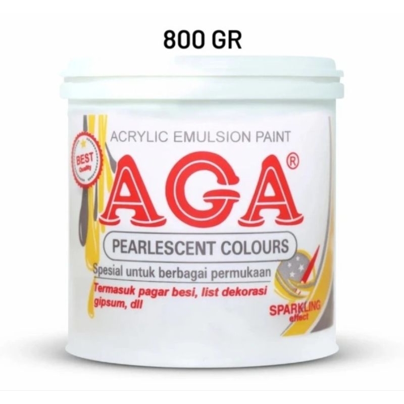 CAT AGA PEARLESCENT- AGA EMAS-AGA METALIK- AGA METALIC 800GR