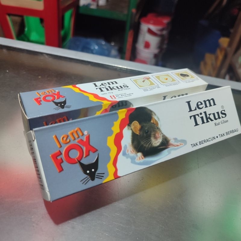 Lem Perangkap Tikus - Lem Tikus Lem Fox 75gr - Lem Tikus Fox