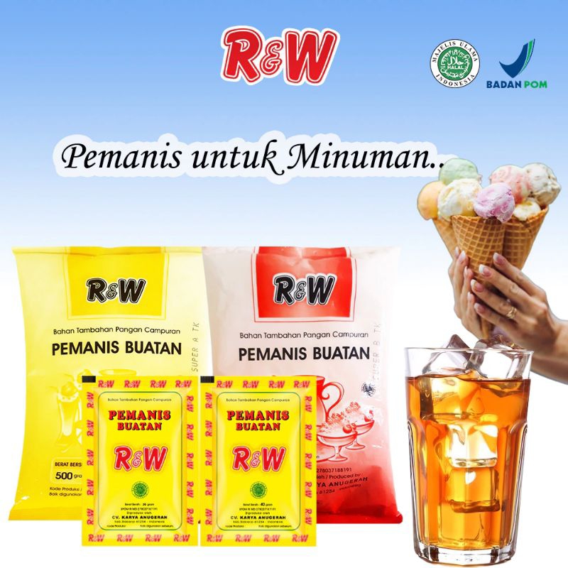 

Sodium/Pemanis buatan 50gram x10