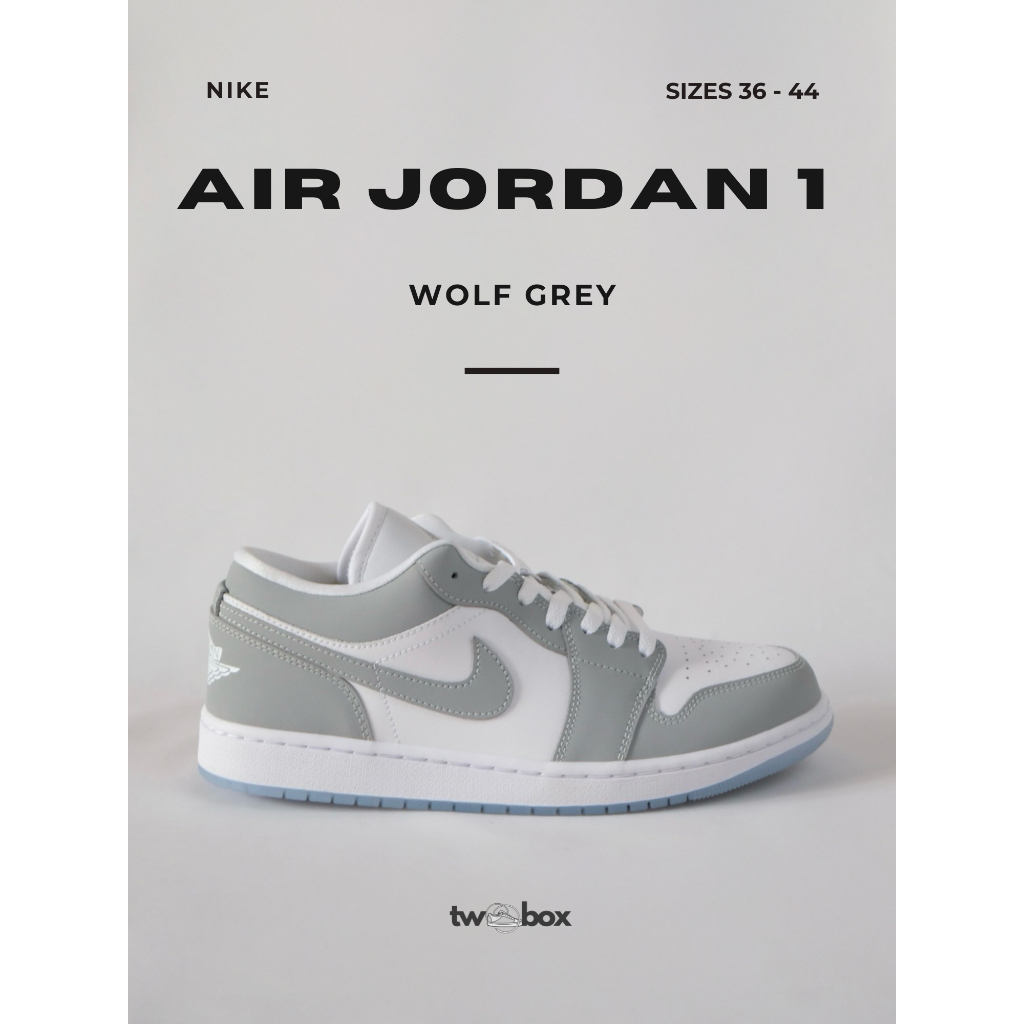 Nike Air Jordan 1 Low White Wolf Grey