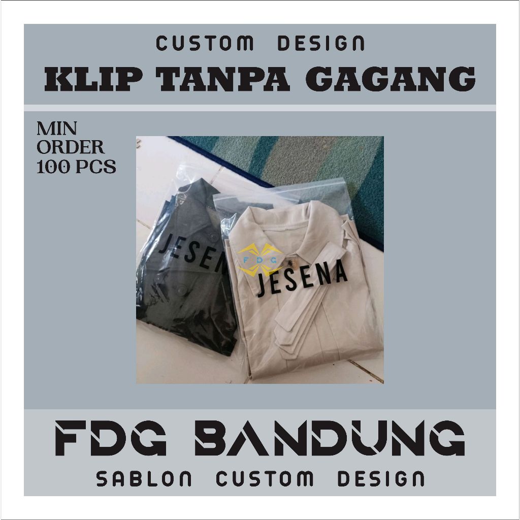 

sablon plastik klip tanpa gagang 30x40 & 25x35 custome design