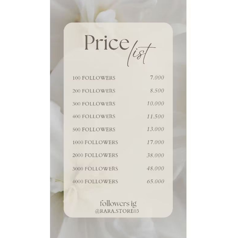 Jasa tambah followers instagram murah - aman & terpercaya