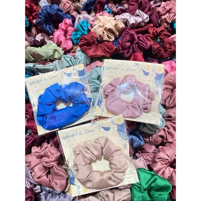 Sruncie souvenir wedding request tulisan tanpa minimal order