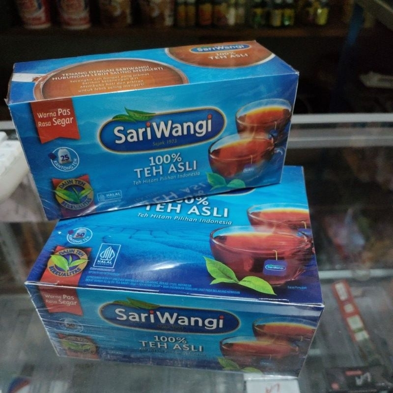 

TEH SARI WANGI ISI 25 DAN 50PCS