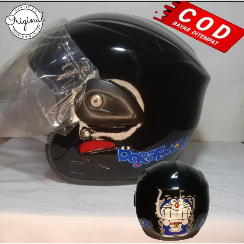 Helm Anak Perempuan /Laki Laki usia 2-3-4-5-Tahun Motif Kartun  Enteng Helm anak Original standar