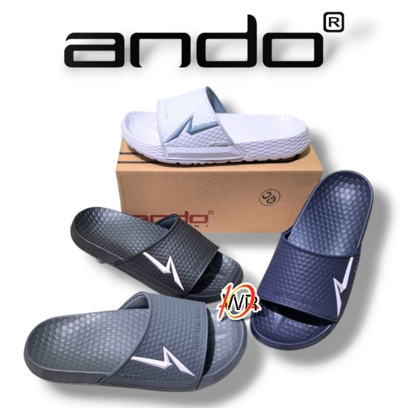 SANDAL PRIA SELOP ANDO-GARNACO SIZE 39-43 ORIGINAL