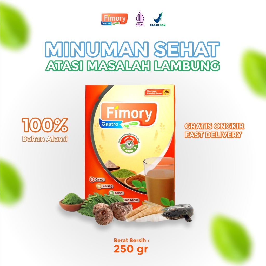 

1 Box Fimory Gastro Ampuh Atasi Asam Lambung Gerd Dan Tukak Lambung Minuman Nutrisekal Umbi Garut