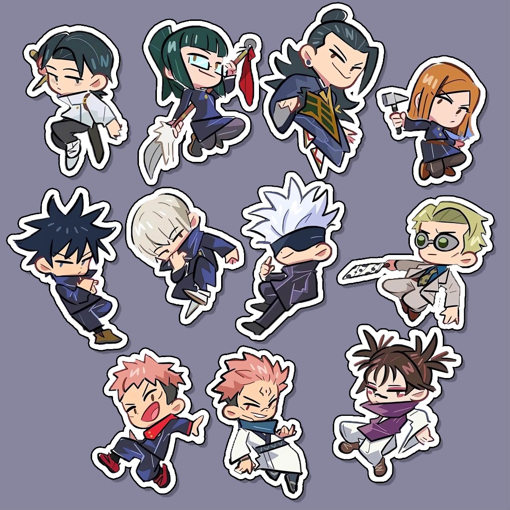 

Sticker Vinil Anime Series Jujutsu Kaisen One Piece Dan Anime Shounen Populer Lainnya