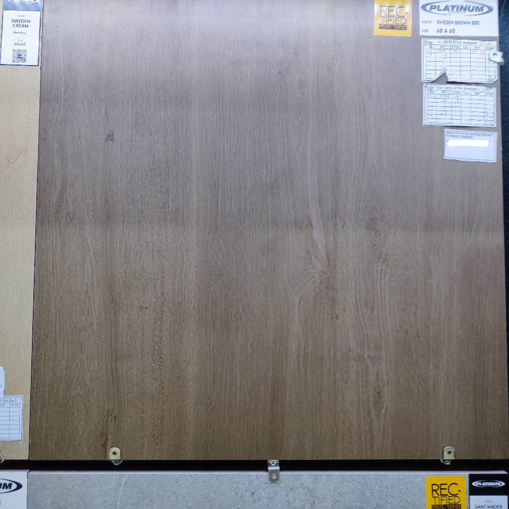 Keramik Lantai Kasar 60x60 Platinum Sweden Brown