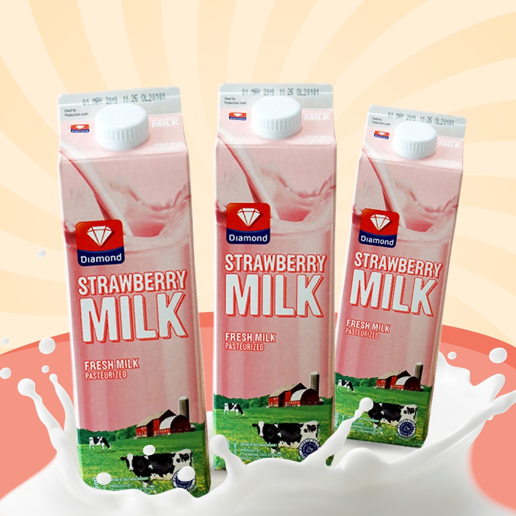 

PROMO DIAMOND FRESH MILK STRAWBERRY 946 ML BELI 3 LEBIH HEMAT