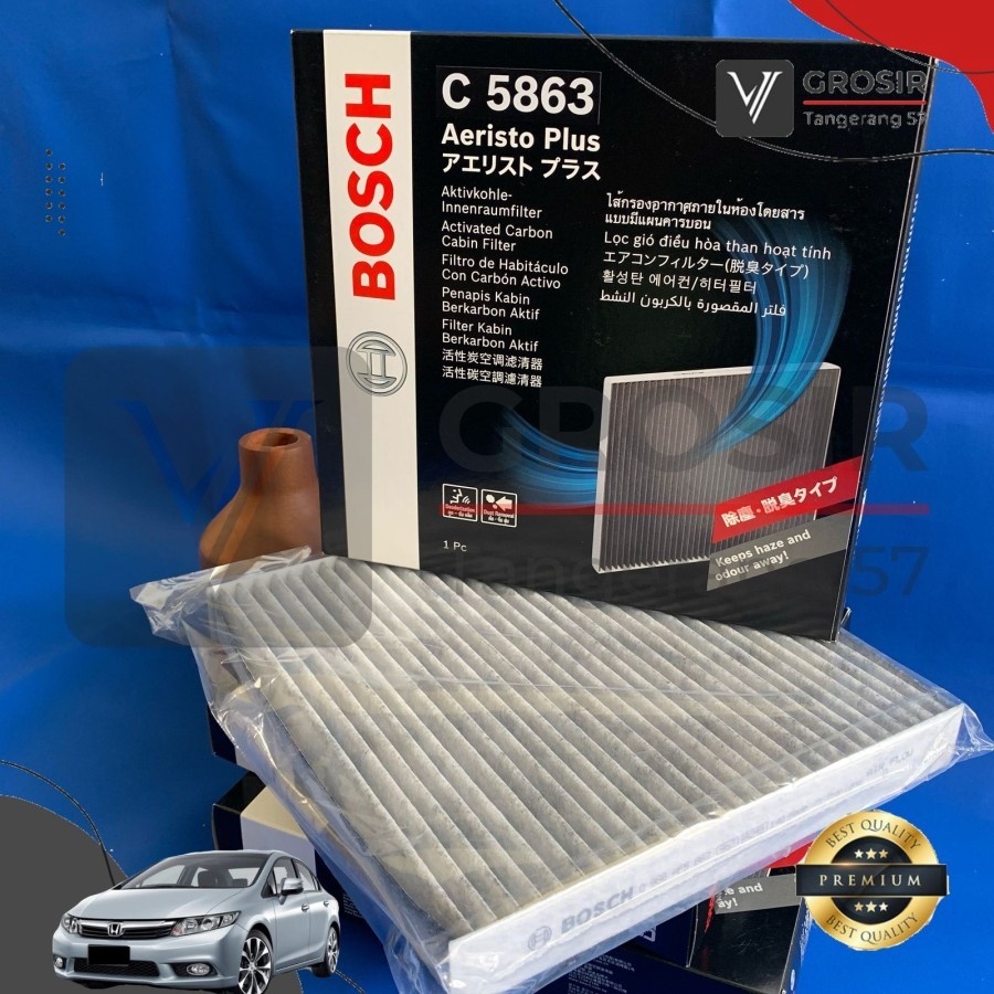 Filter Cabin AC CIVIC FD FB 2006-2015 Bosch 863 Karbon Carbon Filter Kabin Mobil