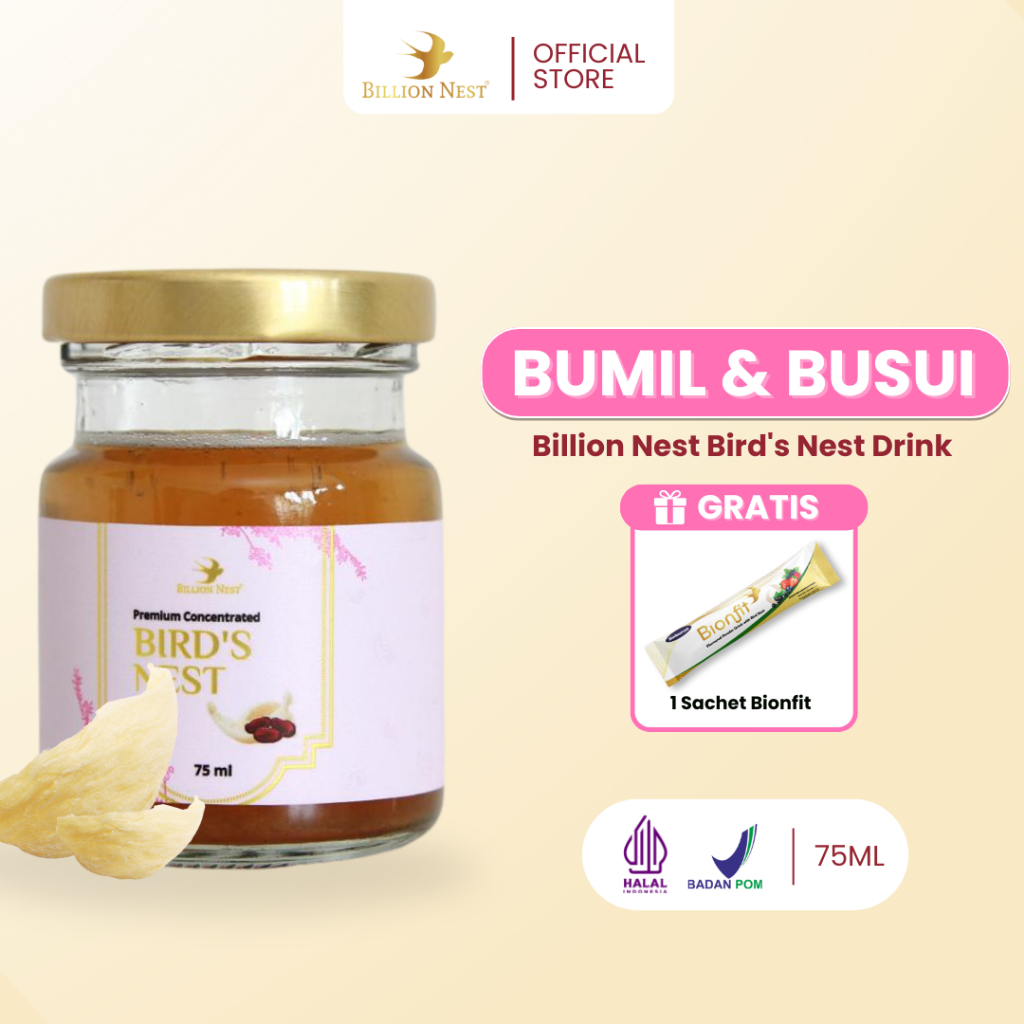 

BILLION NEST - Minuman Sarang Burung Walet Edisi Bumil Busui - Sari Kurma