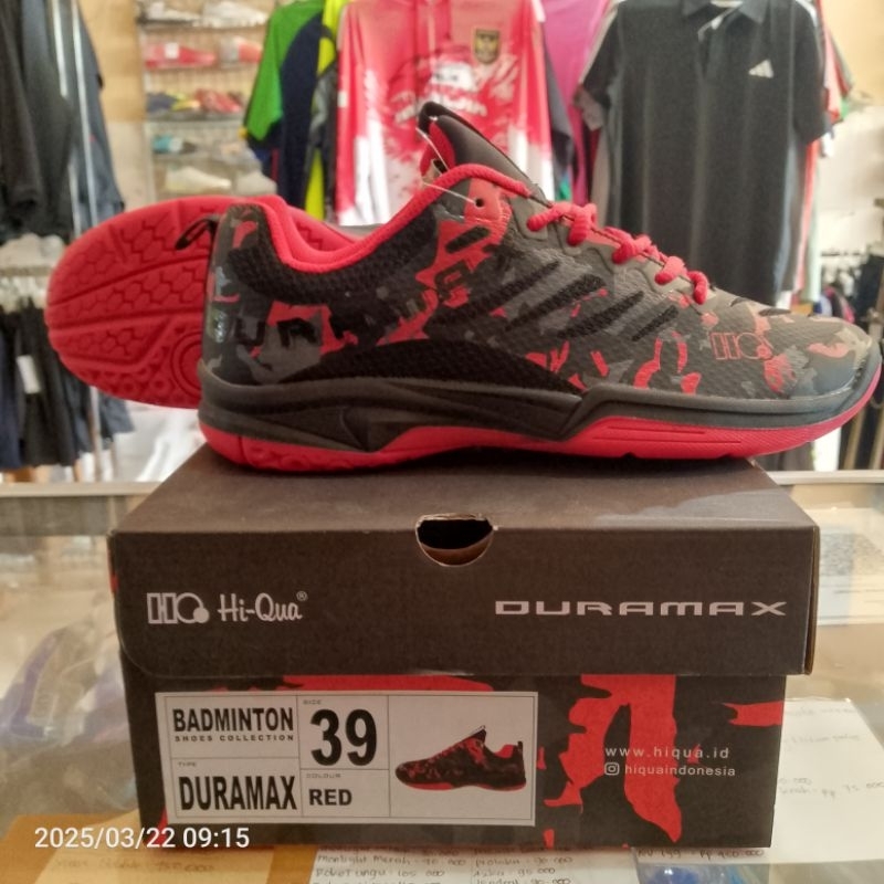 SEPATU BADMINTON HIQUA DURAMAX V3 GEN DX ORIGINAL
