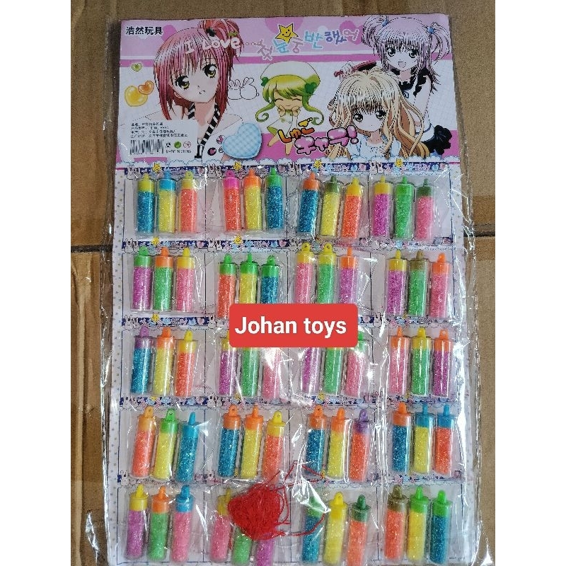 

60 PCS BUBUK GLITER 20 × 3 PCS LEMBARAN