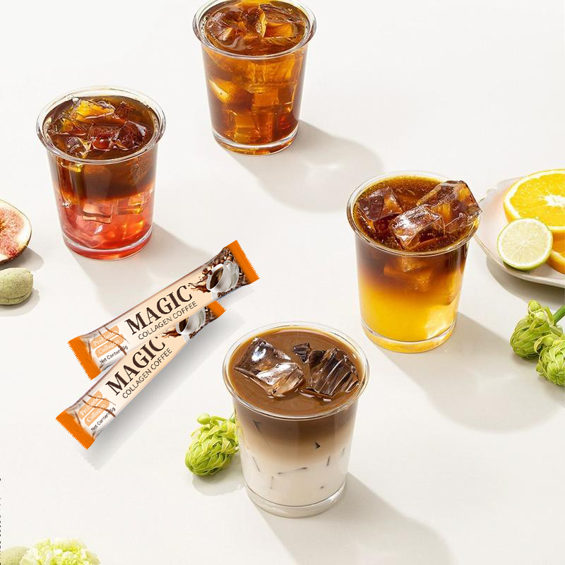 

Collagen Coffee [ ISI 12 SACHET ] Kopi Diet Original 100% Enzim Pelangsing Tubuh Penghancur Lemak Instant Coffee
