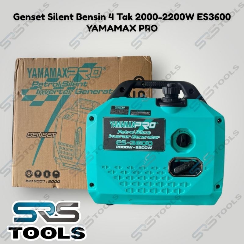 YAMAMAX PRO ES 3600 Genset Silent Inverter Portable 4 Tak 2200 Watt / Jenset Bensin Portabel 4Tak Su