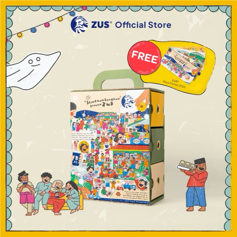 

[Sembang Sembang Dengan ZUS] ZUS Signature Mixes Coffee - Trio Box Hampers Malaysia Lebaran
