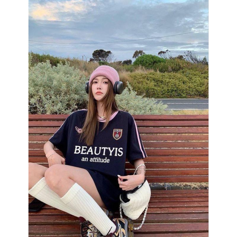 TP923 - SALEE‼️ wg beauty lorem tee