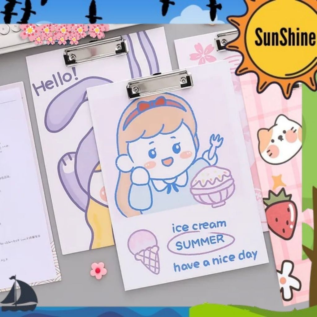 ✨ Sunshine Fancy ✨ Papan Jalan / Ujian Cute Girl A4 AT0018