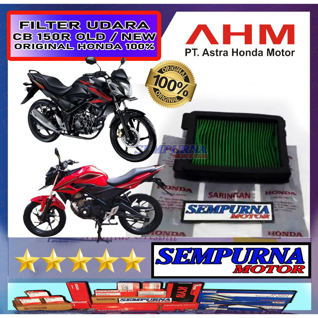 17211-K15-900 Filter Udara CB 150 R Old New Cb 150 R Led Cb 150 100% Led Original Honda Asli Ori HGP