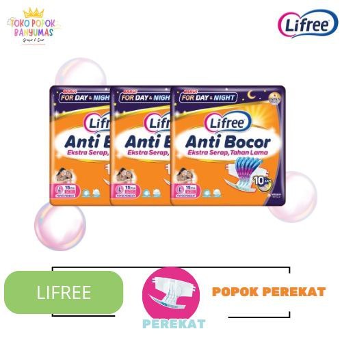 Lifree Tipe Perekat ukuran M8, L7, XL6 / Lifree Perekat XL